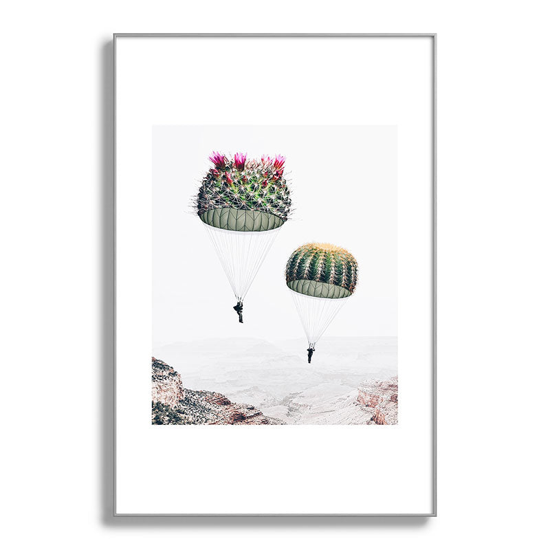 Flying Cacti Framed Art Print Gallery Image 138