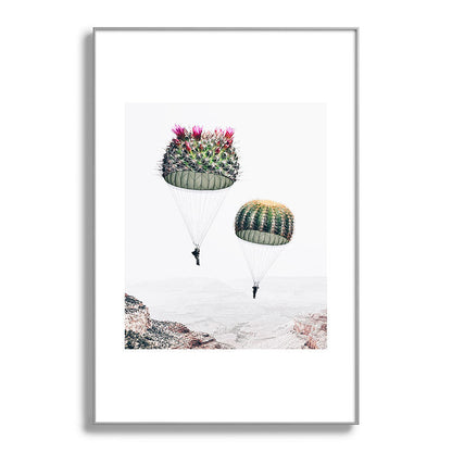 Flying Cacti Framed Art Print Gallery Image 138
