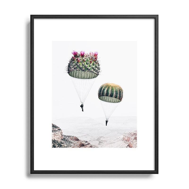 Flying Cacti Framed Art Print Gallery Image 111
