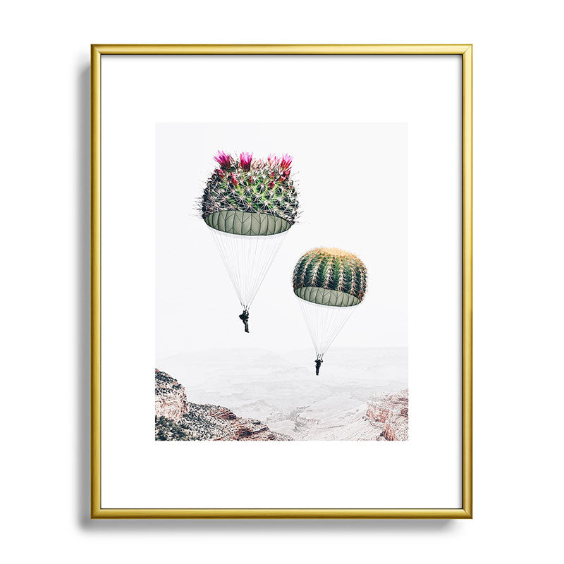 Flying Cacti Framed Art Print Gallery Image 120