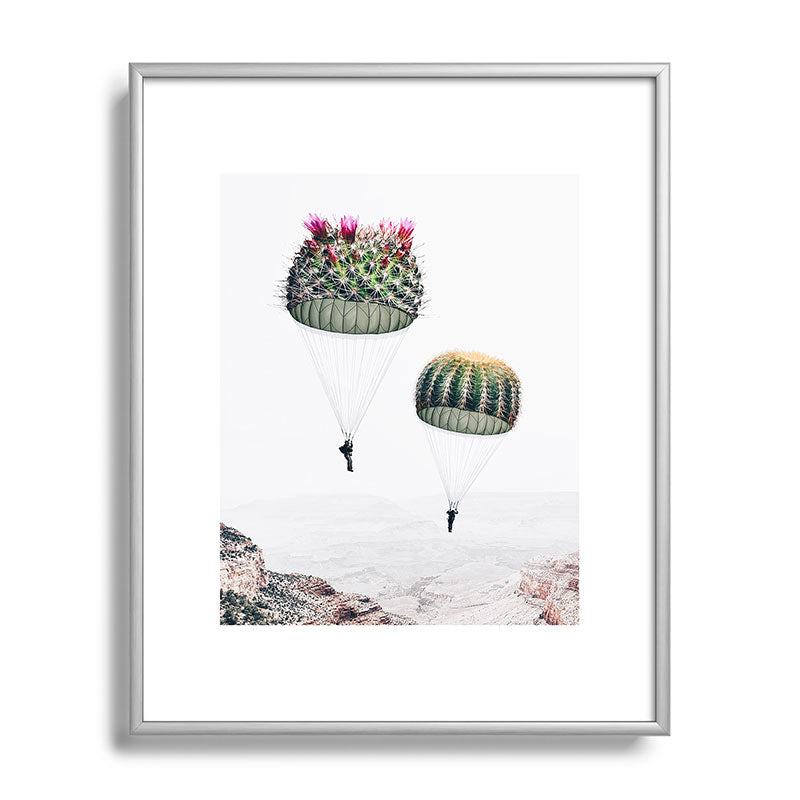 Flying Cacti Framed Art Print Gallery Image 131