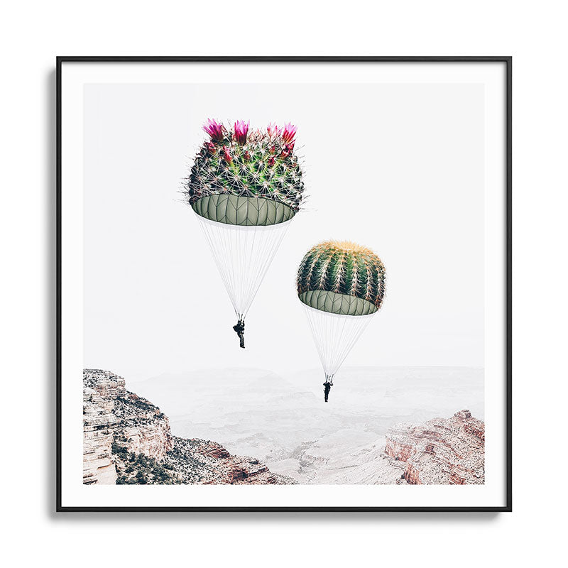 Flying Cacti Framed Art Print Gallery Image 126