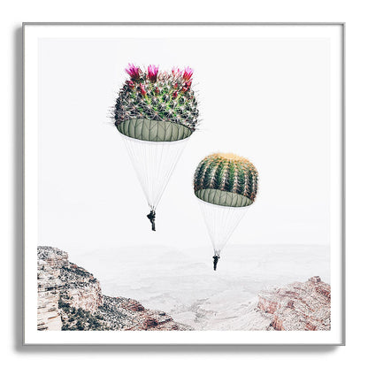 Flying Cacti Framed Art Print Gallery Image 142