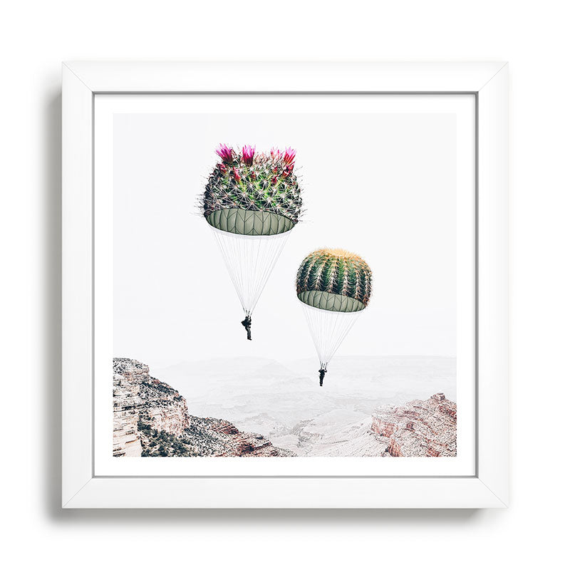 Flying Cacti Framed Art Print Gallery Image 35
