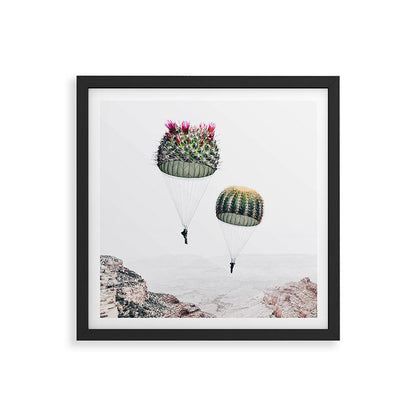 Flying Cacti Framed Art Print Gallery Image 7