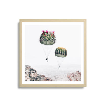 Flying Cacti Framed Art Print Gallery Image 27