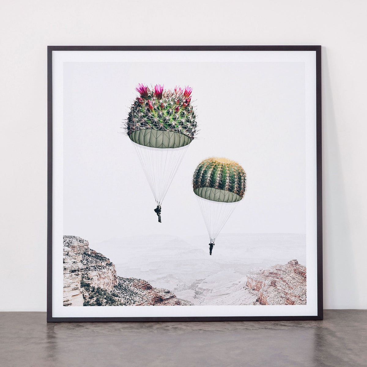 Flying Cacti Framed Art Print Gallery Image 11