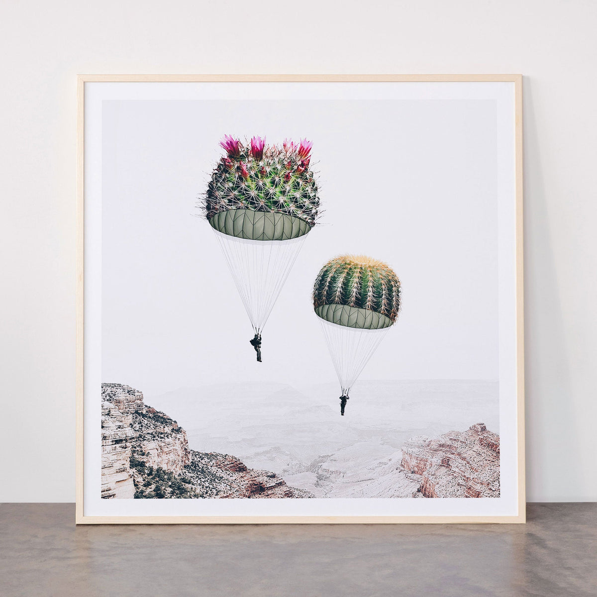 Flying Cacti Framed Art Print Gallery Image 33