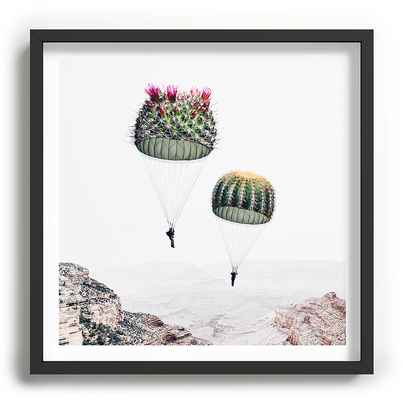 Flying Cacti Framed Art Print Gallery Image 93