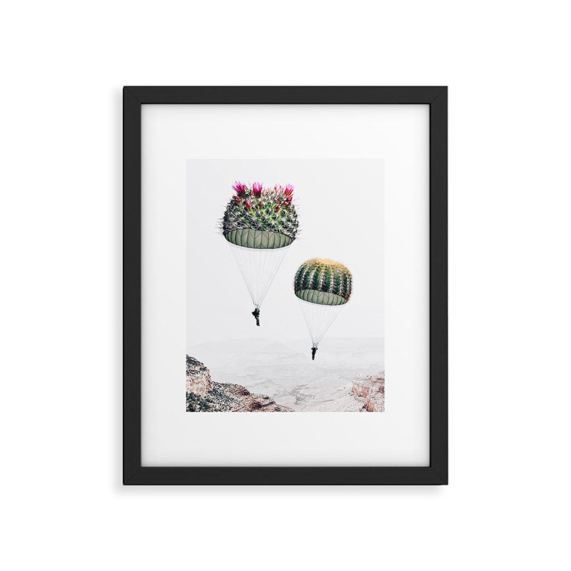 Flying Cacti Framed Art Print Gallery Image 5