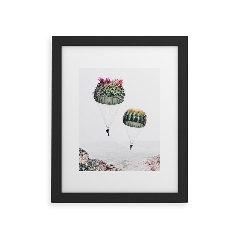 Flying Cacti Framed Art Print Gallery Image 40