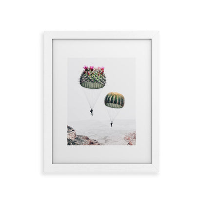 Flying Cacti Framed Art Print Gallery Image 75