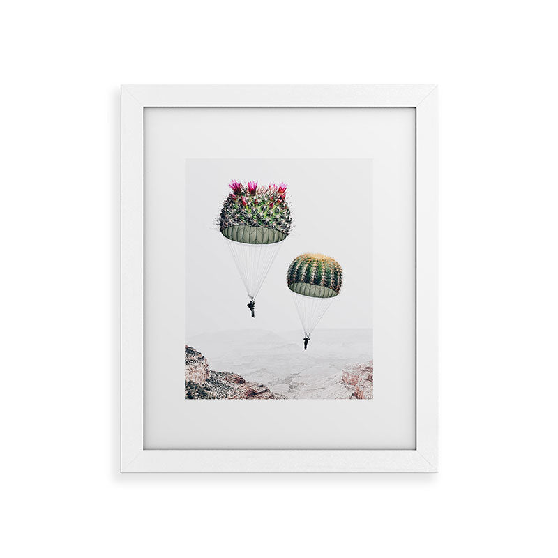 Flying Cacti Framed Art Print Gallery Image 73