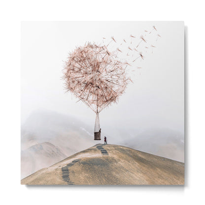 Flying Dandelion Metal Print Gallery Image 5