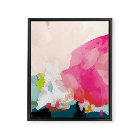 pink sky Framed Canvas Print Gallery Image 1