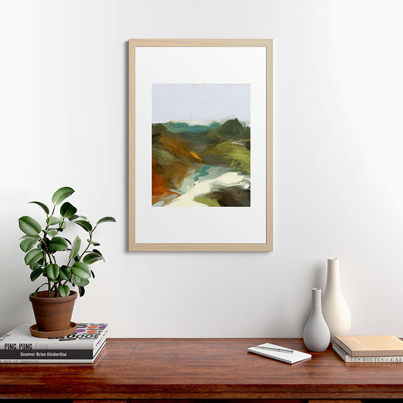 the path abstract landscape art Framed Art Print Gallery Image 65