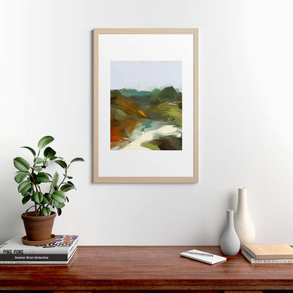 the path abstract landscape art Framed Art Print Gallery Image 65