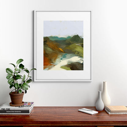 the path abstract landscape art Framed Art Print Gallery Image 39