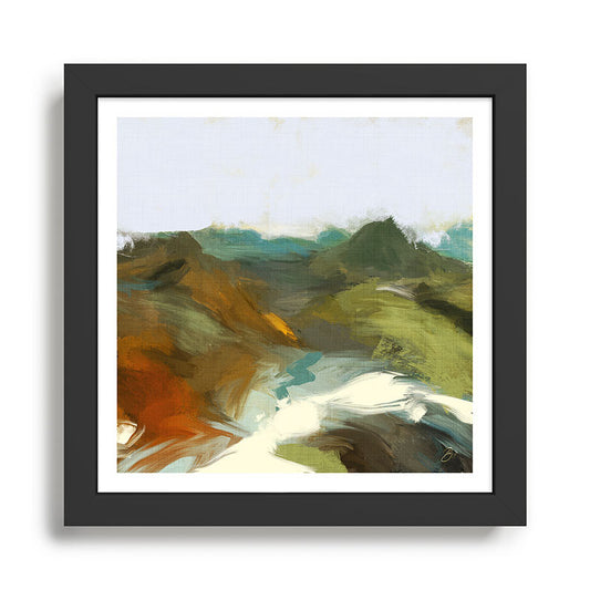 the path abstract landscape art Framed Art Print Gallery Image 2
