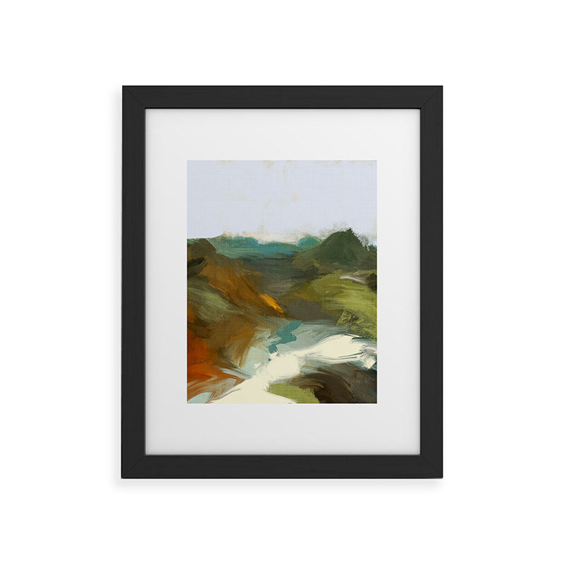 the path abstract landscape art Framed Art Print Gallery Image 45