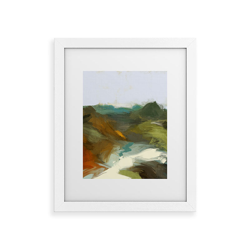 the path abstract landscape art Framed Art Print Gallery Image 69
