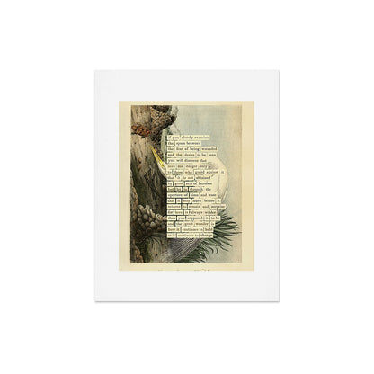Great White Egret Divination from # An Almanac of Birds # Divinations for Uncertain Days Art Print Gallery Image 5