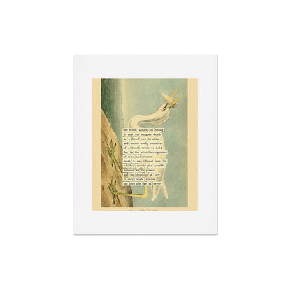 Great White Heron Divination from # An Almanac of Birds # Divinations for Uncertain Days Art Print Gallery Image 4