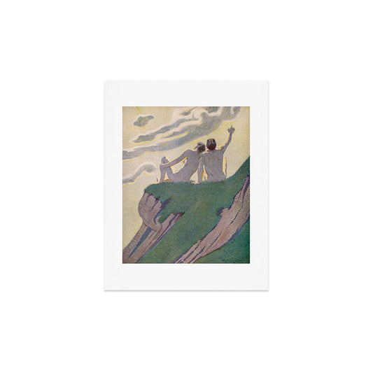 "I do not know what it is except that it is grand, and that it is happiness" (Margaret C Cook, 1913) Art Print Gallery Image 2