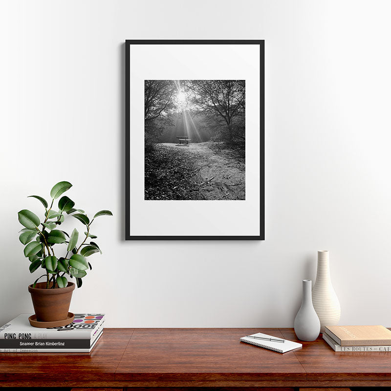 "Sunlit Solitude" by Maria Popova Framed Art Print Gallery Image 6