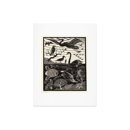 "The Fifth Day of Creation" by M.C. Escher Art Print Gallery Image 6