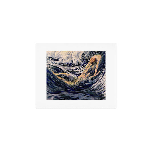 "Two fishes swimming in the sea not more lawless than we" (Margaret C. Cook, Leaves of Grass, 1913) Art Print Gallery Image 1