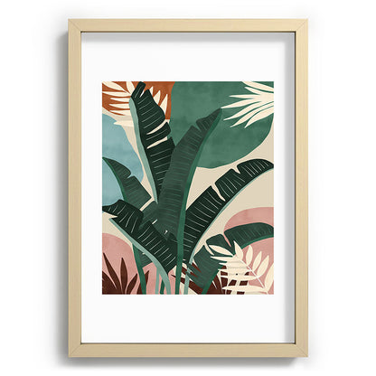 Modern jungle shapes Framed Art Print Gallery Image 97