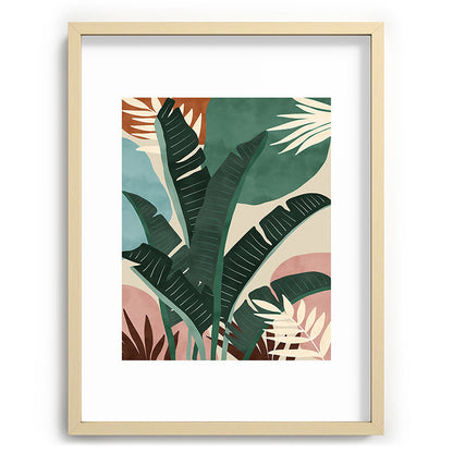 Modern jungle shapes Framed Art Print Gallery Image 99