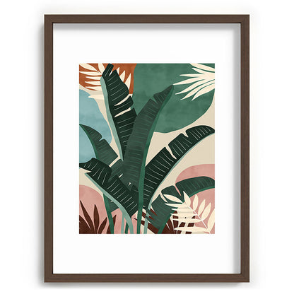 Modern jungle shapes Framed Art Print Gallery Image 92