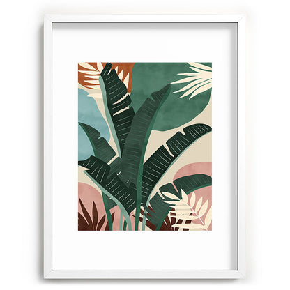 Modern jungle shapes Framed Art Print Gallery Image 107