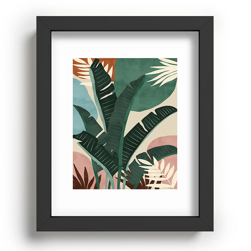 Modern jungle shapes Framed Art Print Gallery Image 78