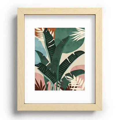 Modern jungle shapes Framed Art Print Gallery Image 95