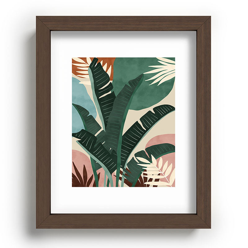 Modern jungle shapes Framed Art Print Gallery Image 86
