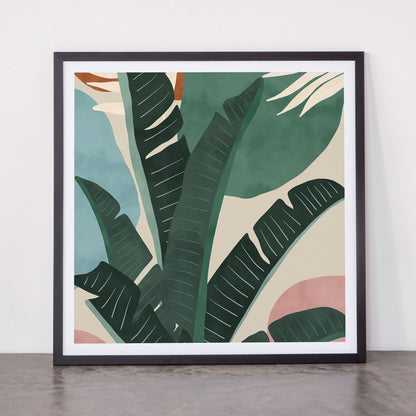Modern jungle shapes Framed Art Print Gallery Image 55