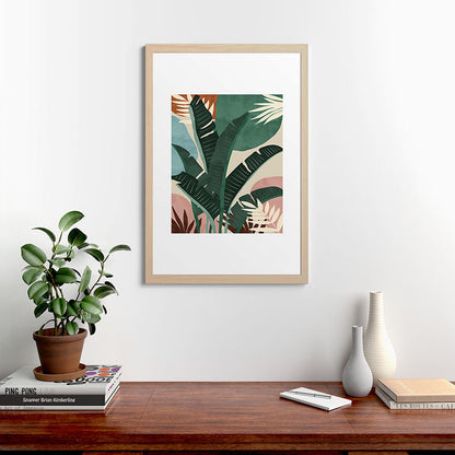 Modern jungle shapes Framed Art Print Gallery Image 65