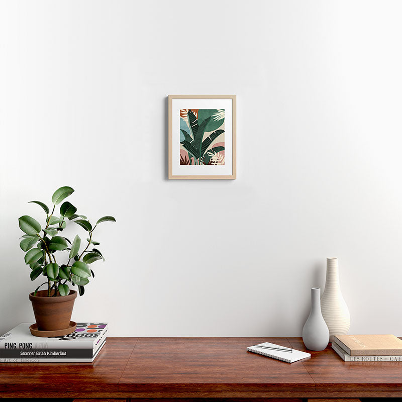 Modern jungle shapes Framed Art Print Gallery Image 22