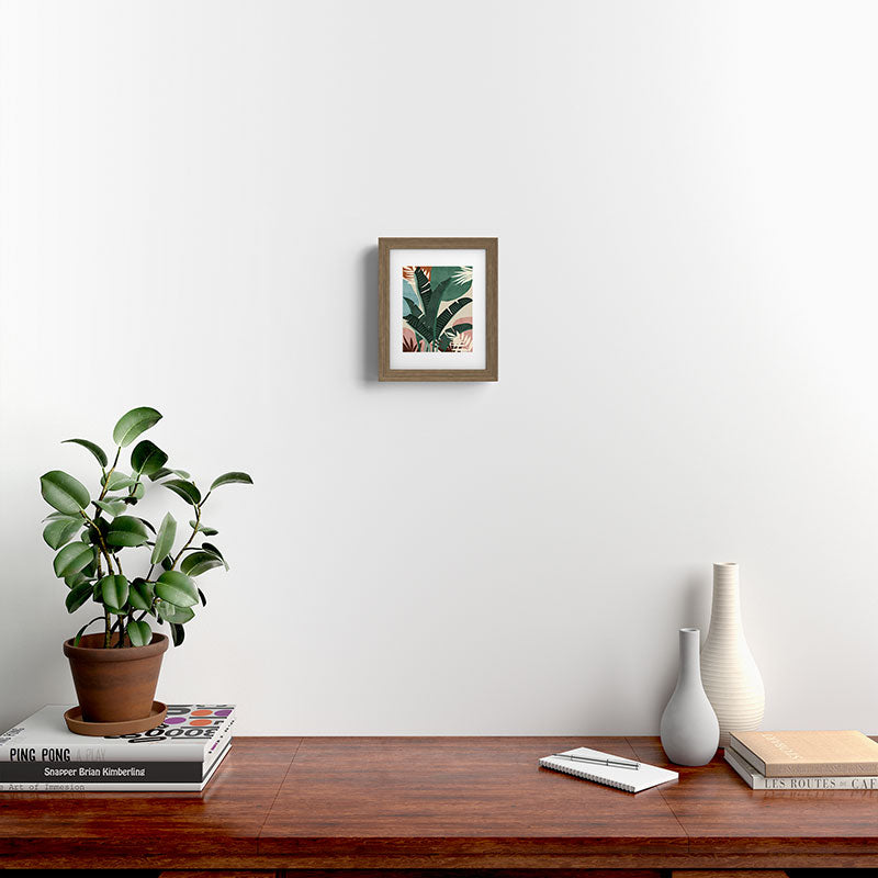 Modern jungle shapes Framed Art Print Gallery Image 10