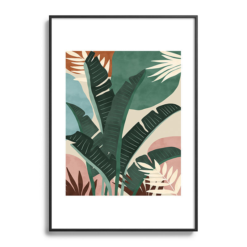 Modern jungle shapes Framed Art Print Gallery Image 113