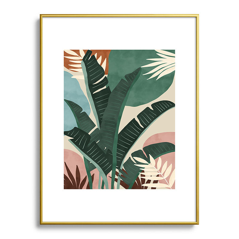 Modern jungle shapes Framed Art Print Gallery Image 124