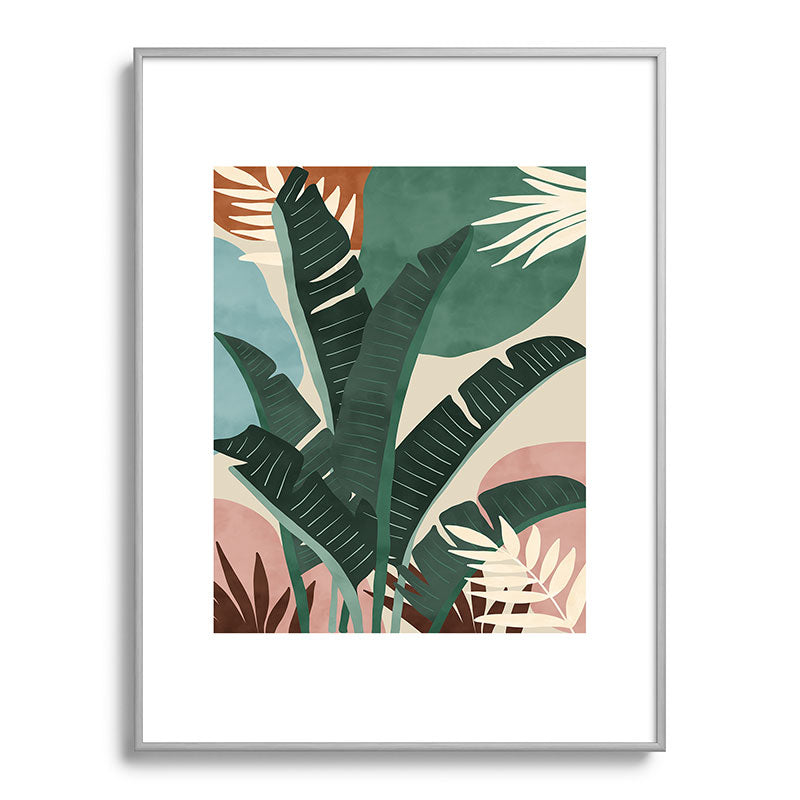 Modern jungle shapes Framed Art Print Gallery Image 135