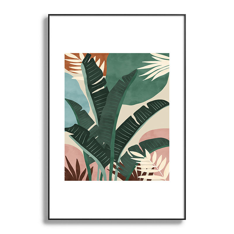 Modern jungle shapes Framed Art Print Gallery Image 119