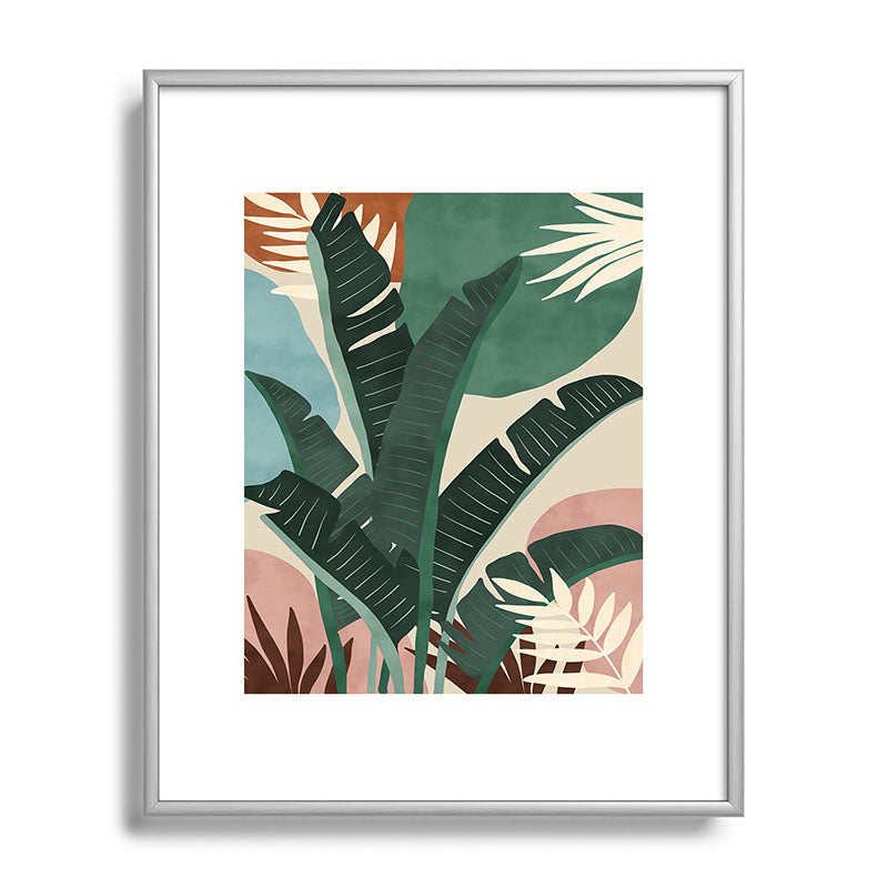Modern jungle shapes Framed Art Print Gallery Image 129