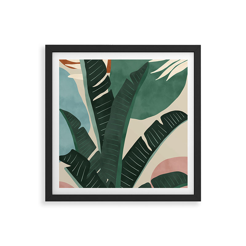 Modern jungle shapes Framed Art Print Gallery Image 7