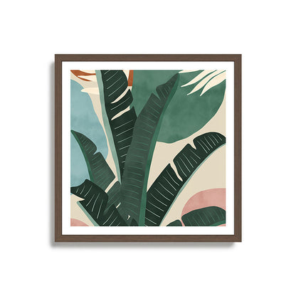 Modern jungle shapes Framed Art Print Gallery Image 17