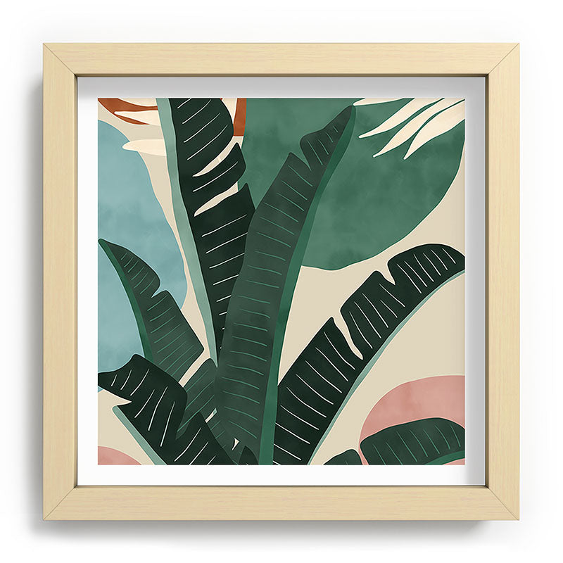 Modern jungle shapes Framed Art Print Gallery Image 106